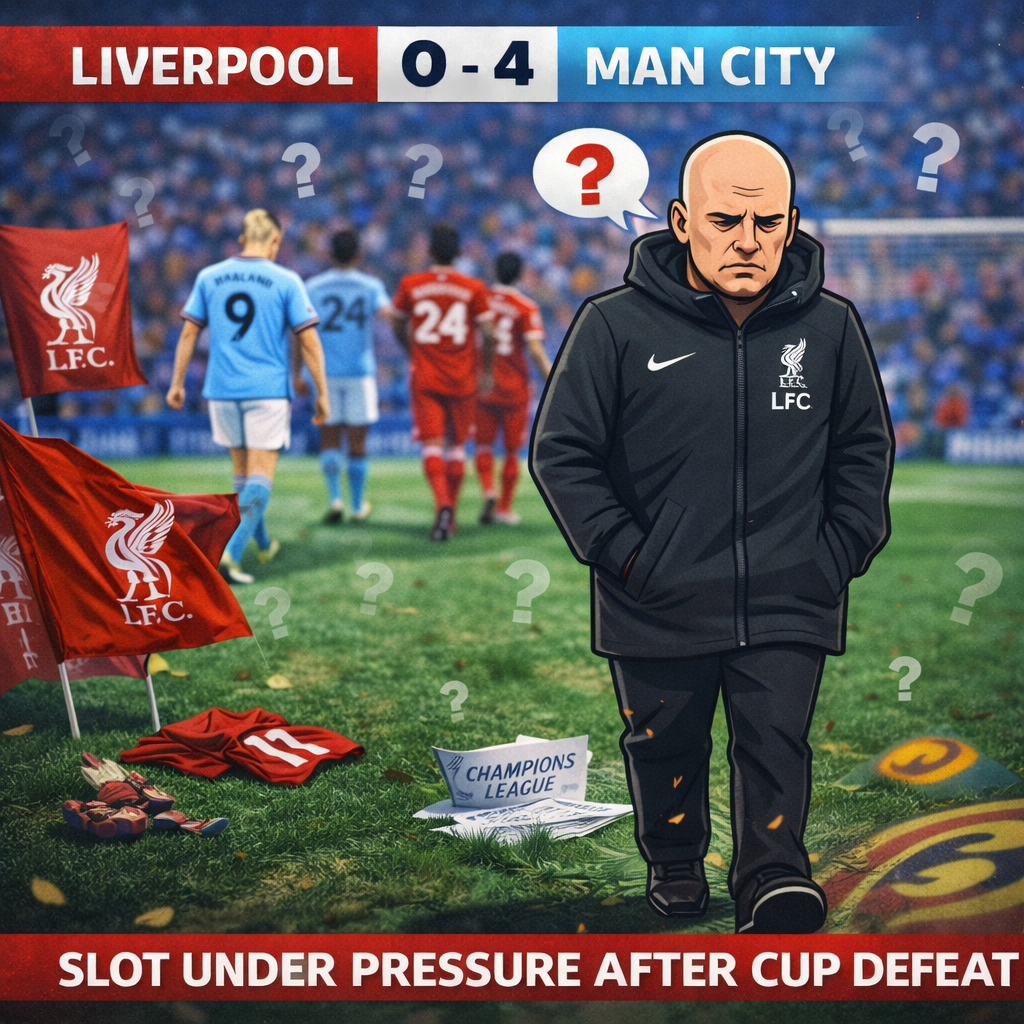 Разгром от «Ман Сити» усилил давление на тренера «Ливерпуля» Арне Слота