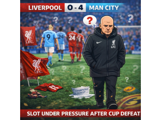Разгром от «Ман Сити» усилил давление на тренера «Ливерпуля» Арне Слота