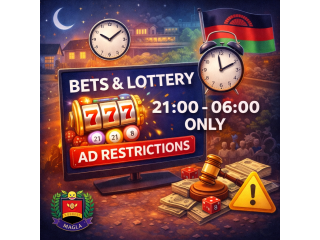 В Малави ввели ограничения на рекламу гемблинга с показом только в ночные часы