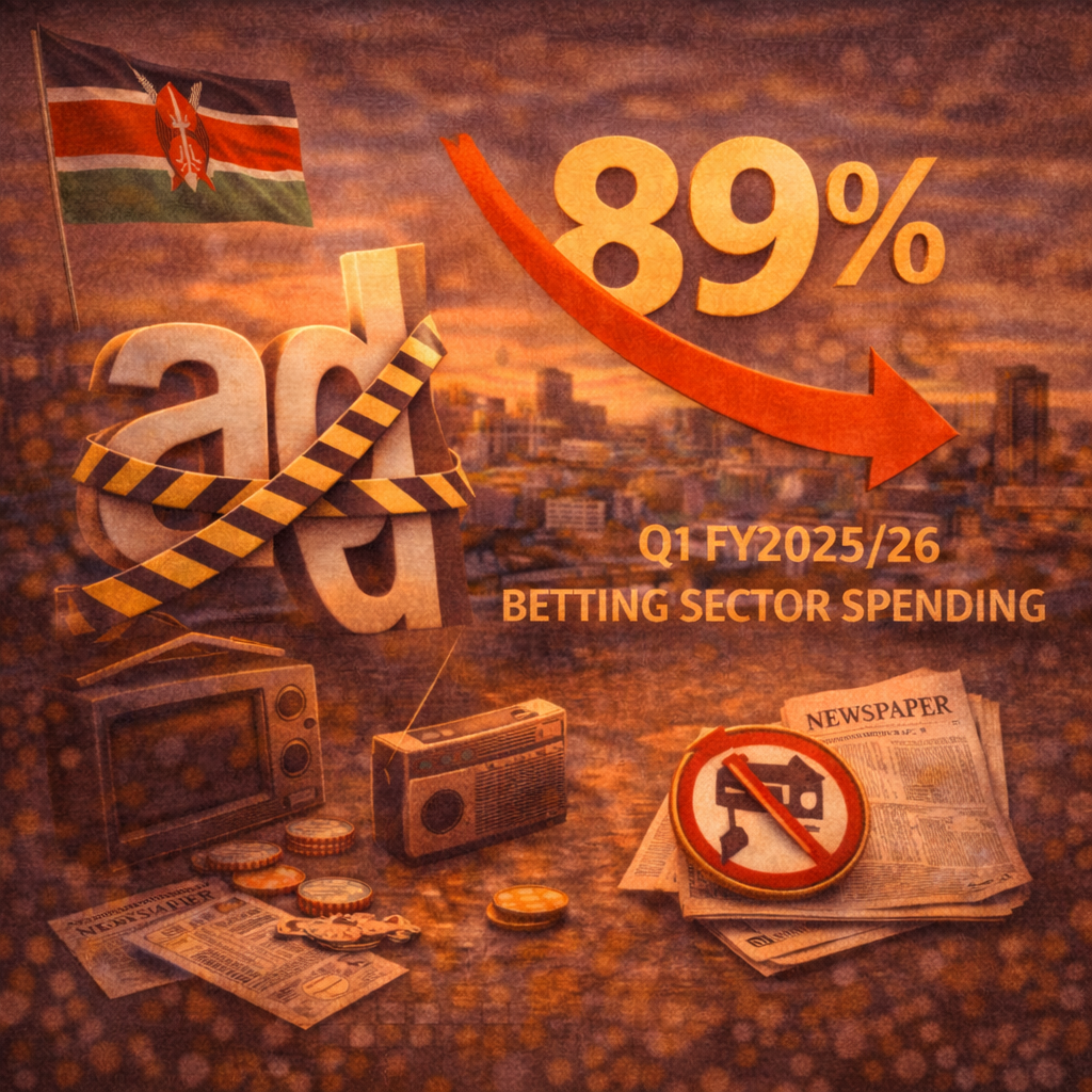 Расходы на рекламу беттинга в Кении упали на 89% после ужесточения маркетинговых правил