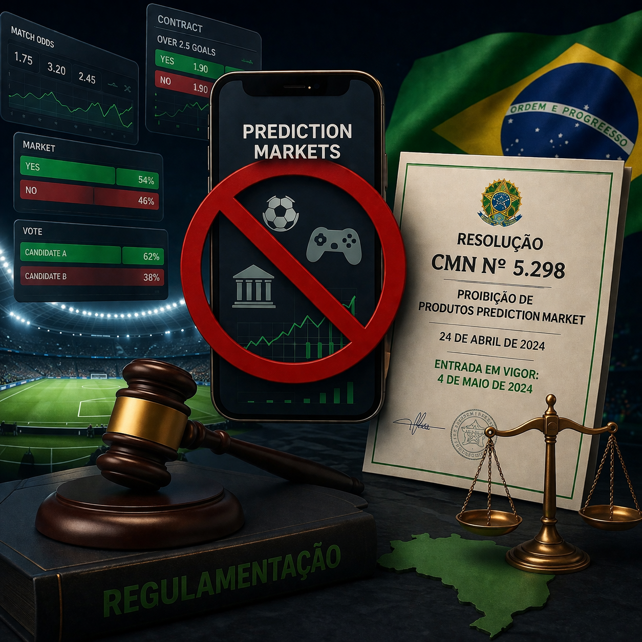 ANJL и IBJR поддержали запрет рынков прогнозов в Бразилии