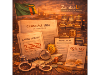 Замбия: правила для наземных казино вновь в центре внимания после публикации Casino Act