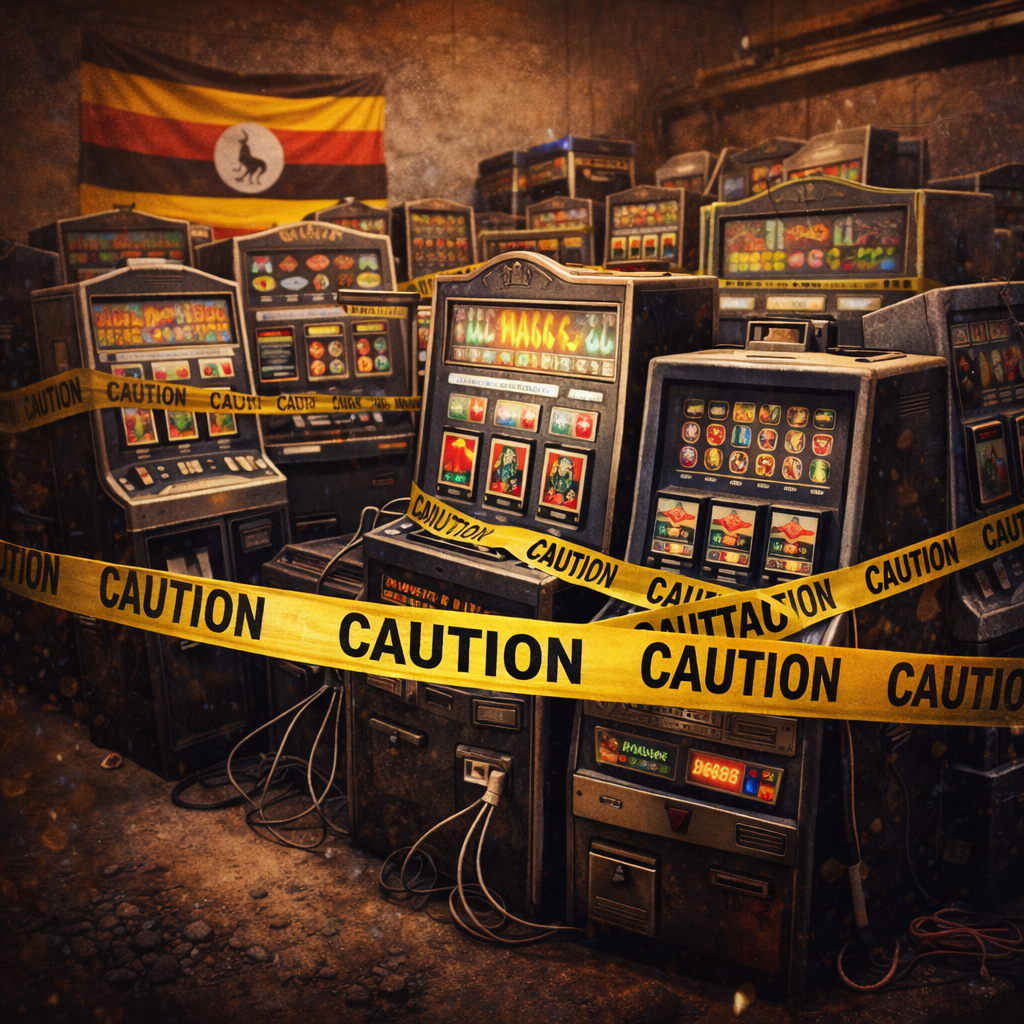 Регулятор Уганды изъял более 28 нелегальных игровых автоматов