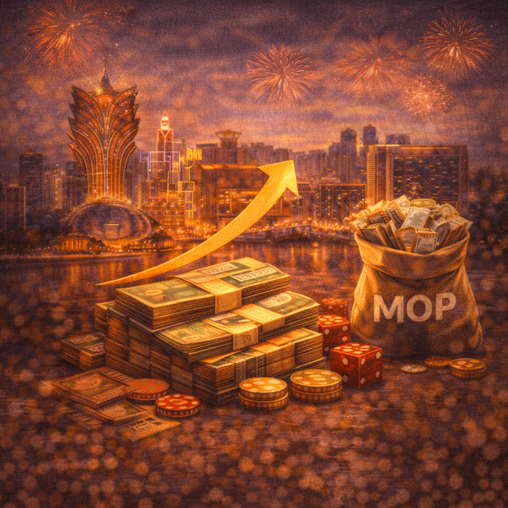 Макао начал 2026 год с почти рекордных налоговых поступлений от игорного бизнеса