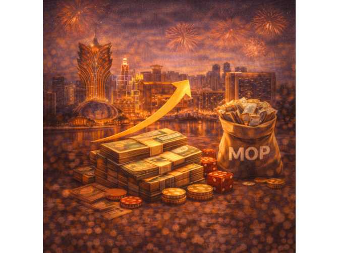 Макао начал 2026 год с почти рекордных налоговых поступлений от игорного бизнеса