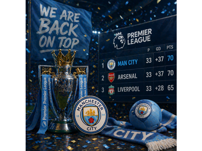 «Манчестер Сити» впервые с начала сезона вышел на первое место в АПЛ