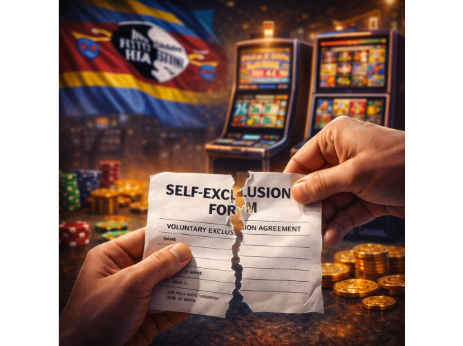 В Эсватини 27 человек добровольно ограничили себе доступ к азартным играм