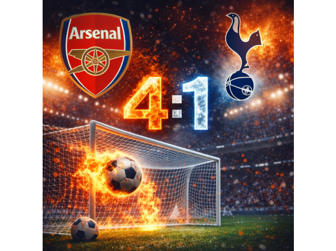 «Арсенал» разгромил «Тоттенхэм» 4:1, «Манчестер Юнайтед» поднялся в топ-4