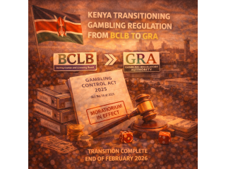 Кения близится к запуску нового органа по регулированию азартных игр, поскольку переход к BCLB вступает в завершающую стадию